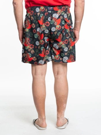 HUMMINGBIRD PRINT BOXER BEACH SANDAL