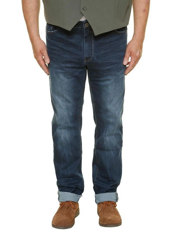 2491 BLUE 52-70 5 pocket sw extended jeans