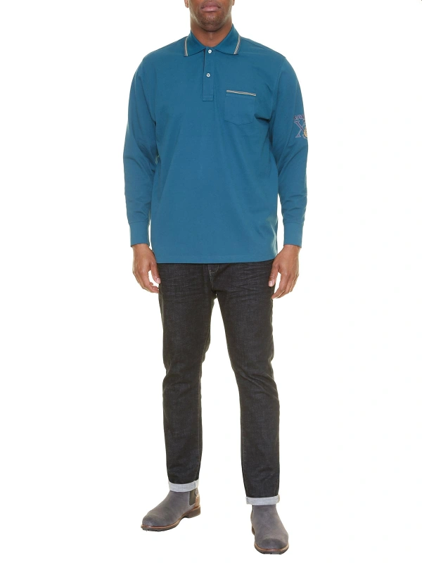 38855 PIQUET POLO WITH POCKET
