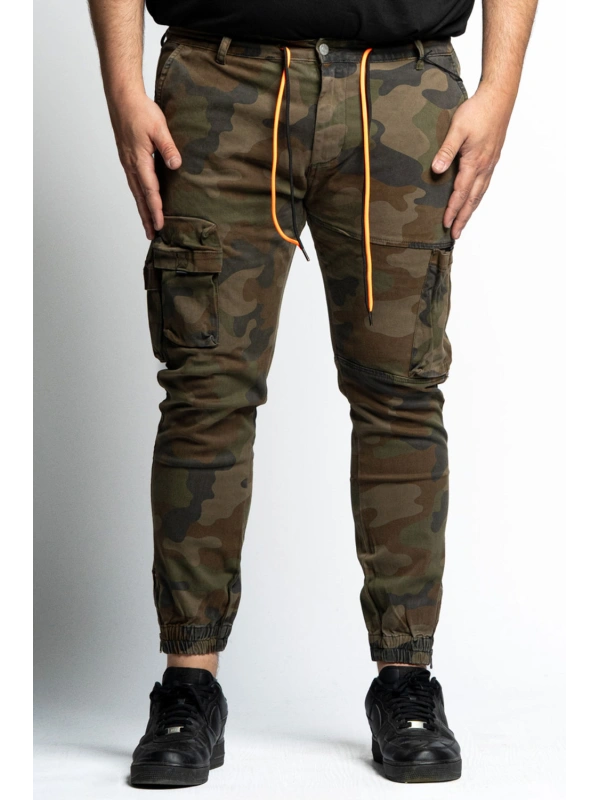 B38421 PANTALONE STRETCH CARGO