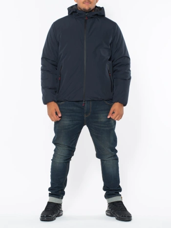 E2372 GIACCA ZIP CAPPUCCIO