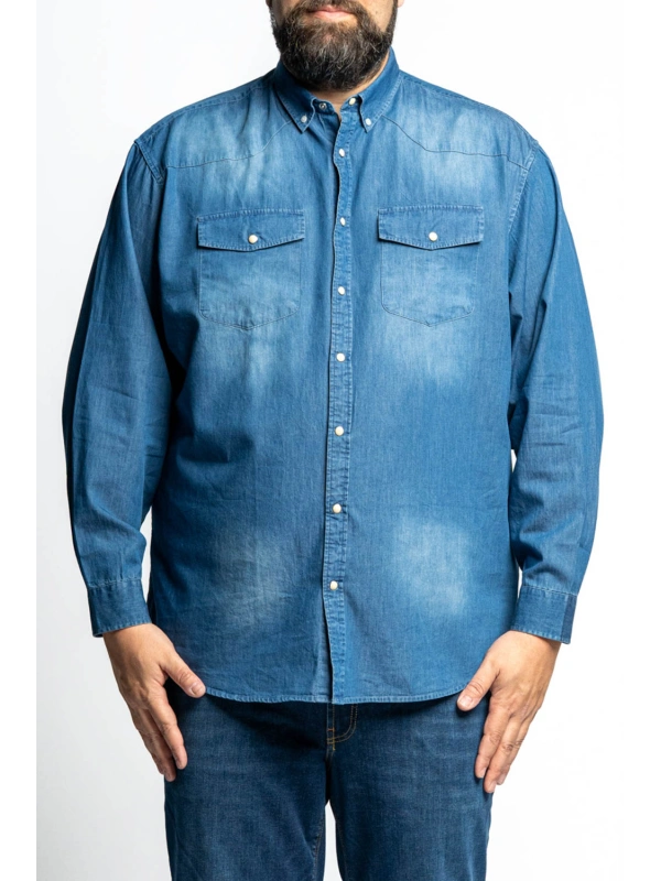 RIMINI CAMICIA JEANS MANICA LUNGA