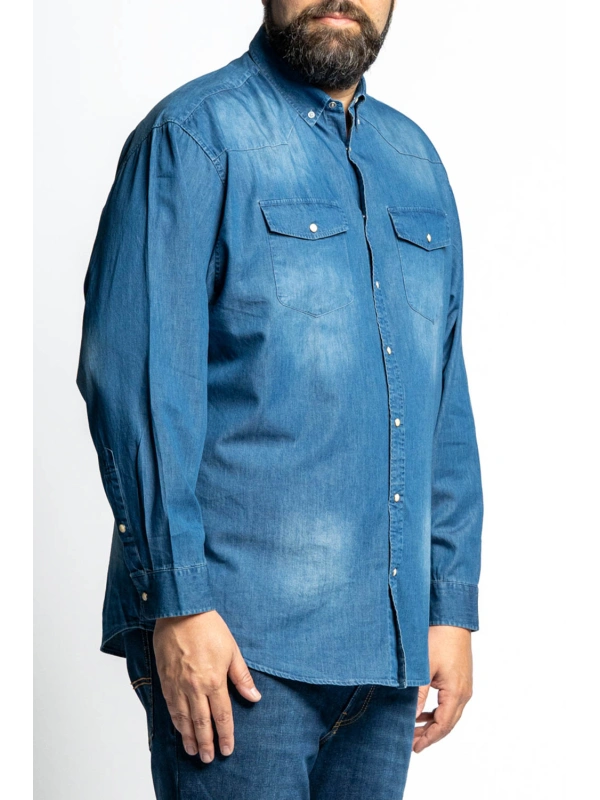 RIMINI CAMICIA JEANS MANICA LUNGA