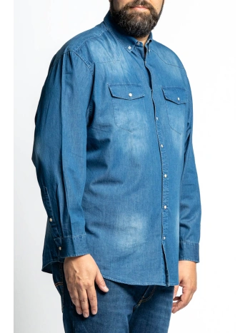 RIMINI CAMICIA JEANS MANICA LUNGA