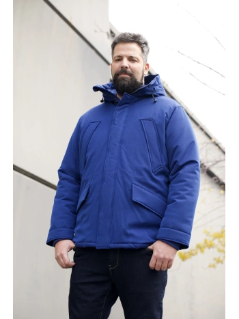 Giubbotto multitasca , antifreddo, parka oversize, parka grandi taglie