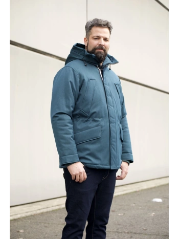 Giubbotto multitasca , antifreddo, parka oversize, parka grandi taglie