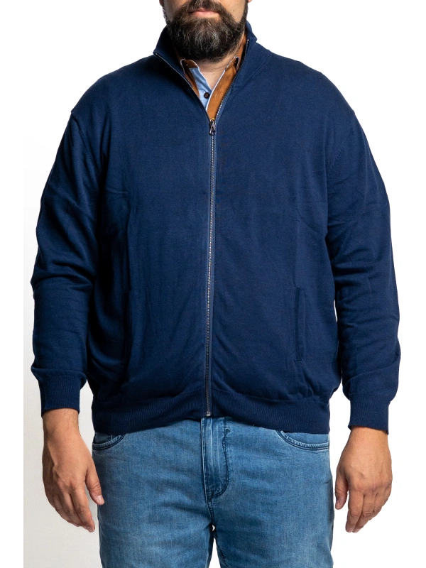 6405 COTTON FULL ZIP CARDIGN