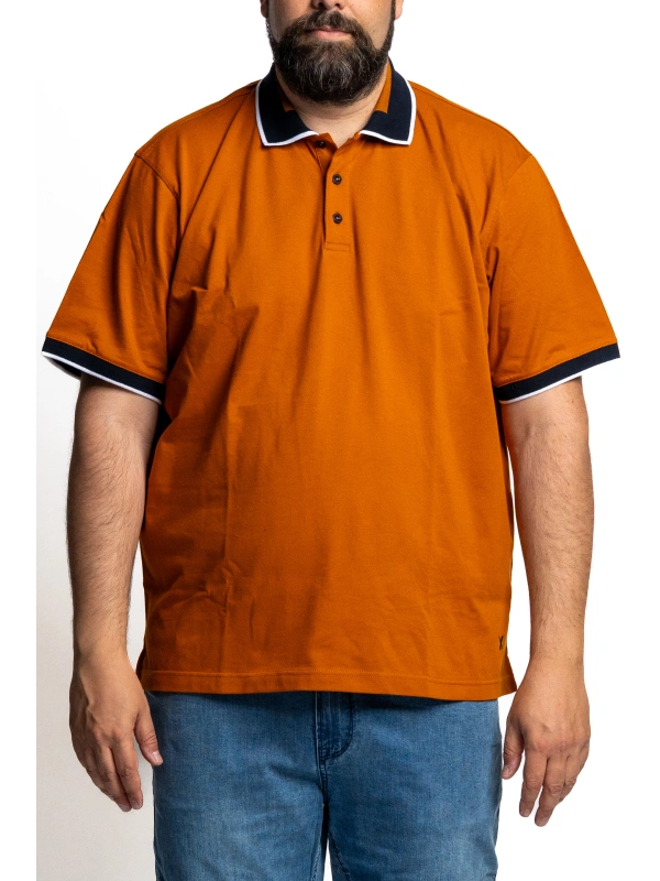 MEN'S PLUS-SIZE COTTON AND LYOCELL POLO SHIRT | MAXFORT