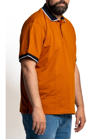 MEN'S PLUS-SIZE COTTON AND LYOCELL POLO SHIRT | MAXFORT