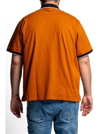 MEN'S PLUS-SIZE COTTON AND LYOCELL POLO SHIRT | MAXFORT