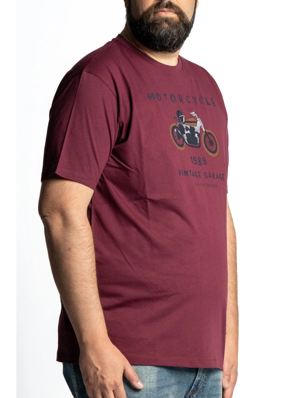 MAXFORT VINTAGE MOTORCYCLE PLUS SIZE T-SHIRT