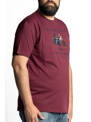 MAXFORT VINTAGE MOTORCYCLE PLUS SIZE T-SHIRT
