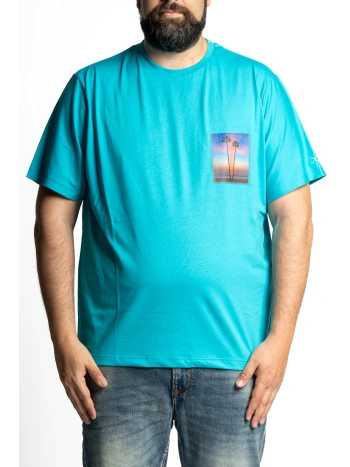 MAXFORT POCKET T-SHIRT WITH PHOTOGRAPHIC PRINT