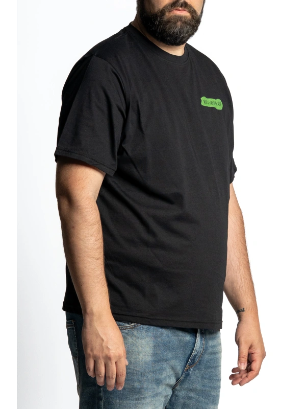 BLACK MAXFORT SKELETON T-SHIRT WHAT A TIME TO BE ALIVE BL38