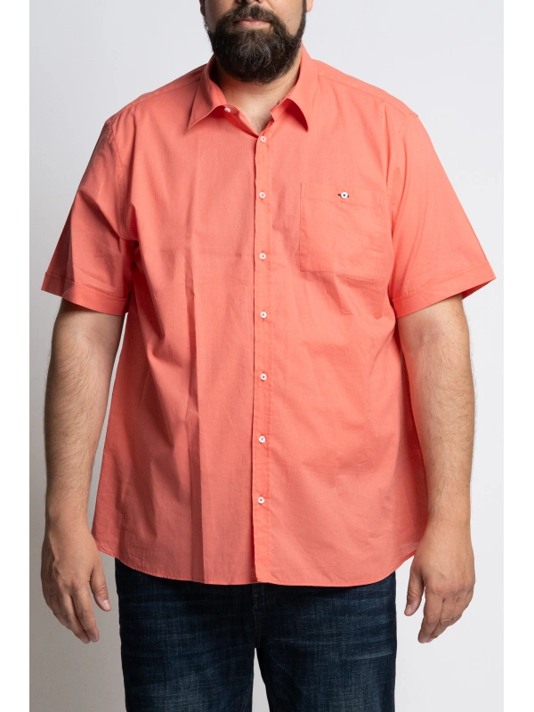 CAMICIA TAGLIE FORTI MEZZA MANICA MUSSOLA MAXFORT