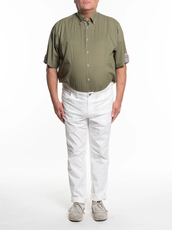 MAXFORT PLUS SIZE MEN'S STRETCH COTTON TROUSERS
