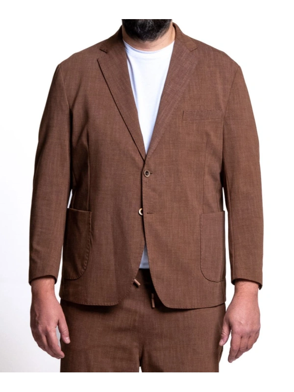 JANUARY BLAZER IN PRINTED JERSEY