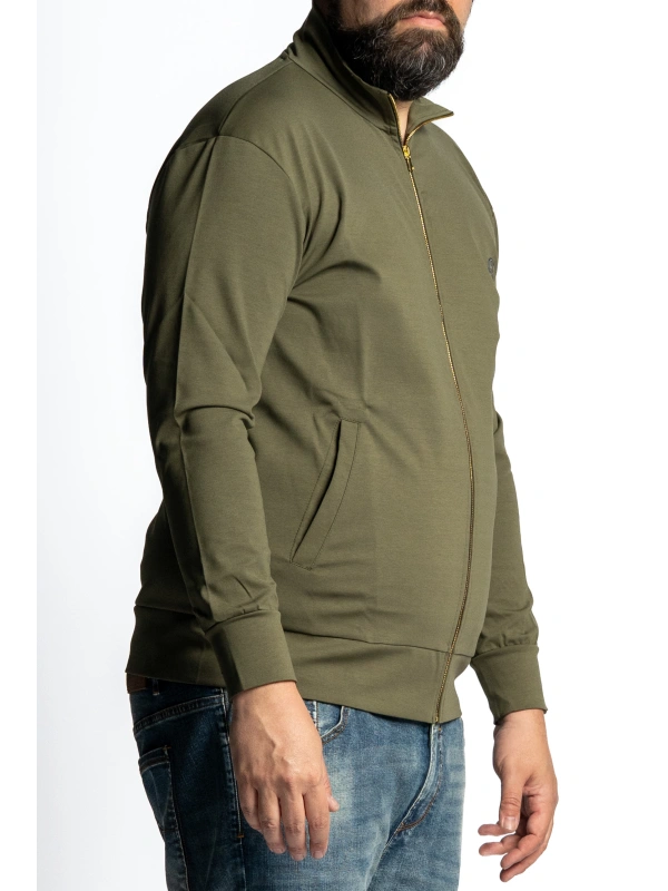 MAXFORT PLUS SIZE FULL ZIP MEN'S SWEATSHIRT 2