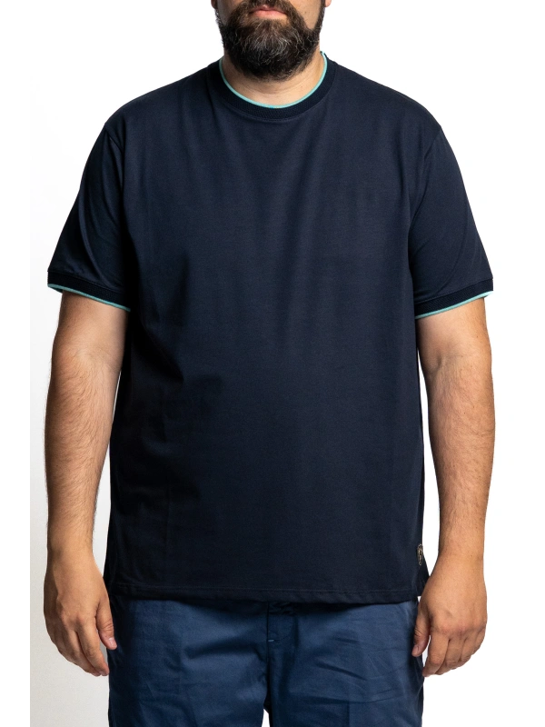 T SHIRT  ELASTICIZZATA MAXFORT TAGLIE FORTI GIROCOLLO