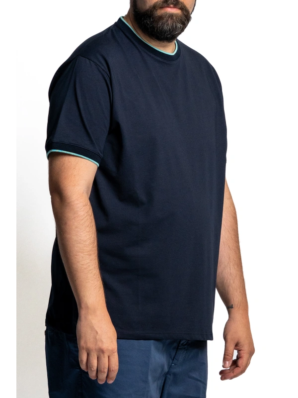 T SHIRT  ELASTICIZZATA MAXFORT TAGLIE FORTI GIROCOLLO 2