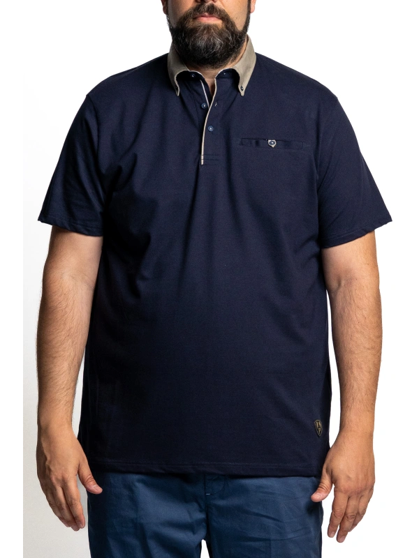 POLO UOMO TAGLIE FORTI IN PIQUET ELASTICIZZATO | MAXFORT