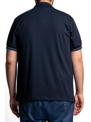 PRESTIGIO MAXFORT PLUS SIZE DERBY COLLAR STRETCH POLO