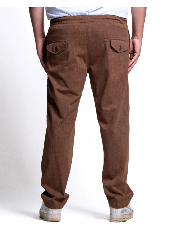COMFORTABLE AND PRACTICAL STRETCH PLUS SIZE CARGO PANTS