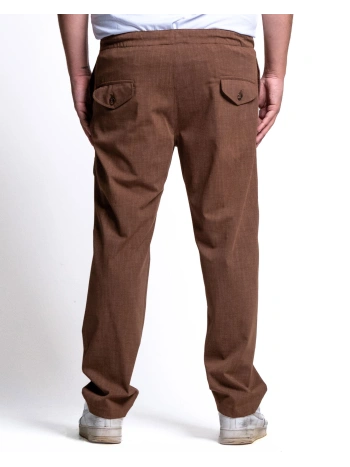 COMFORTABLE AND PRACTICAL STRETCH PLUS SIZE CARGO PANTS