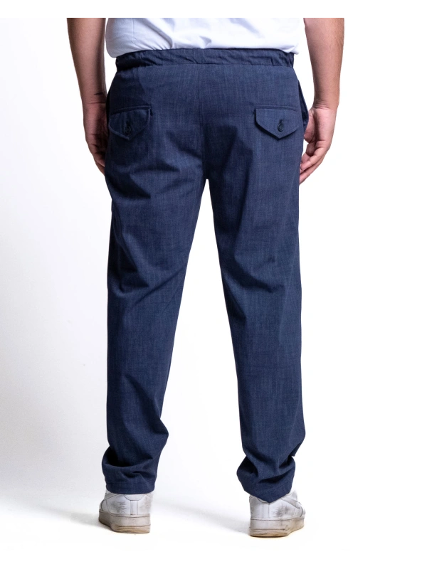 COMFORTABLE AND PRACTICAL STRETCH PLUS SIZE CARGO PANTS