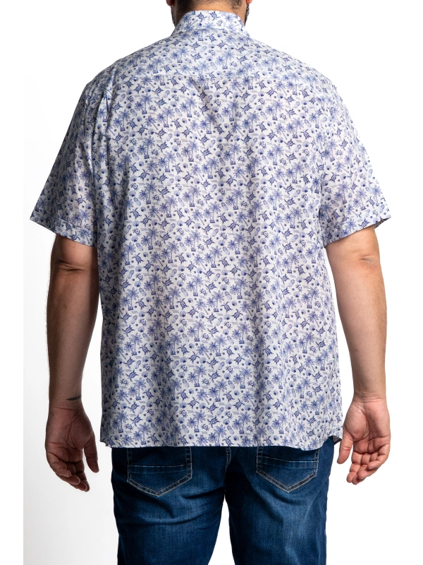 PORTICI ALL-OVER PRINT SHORT-SLEEVED SHIRT