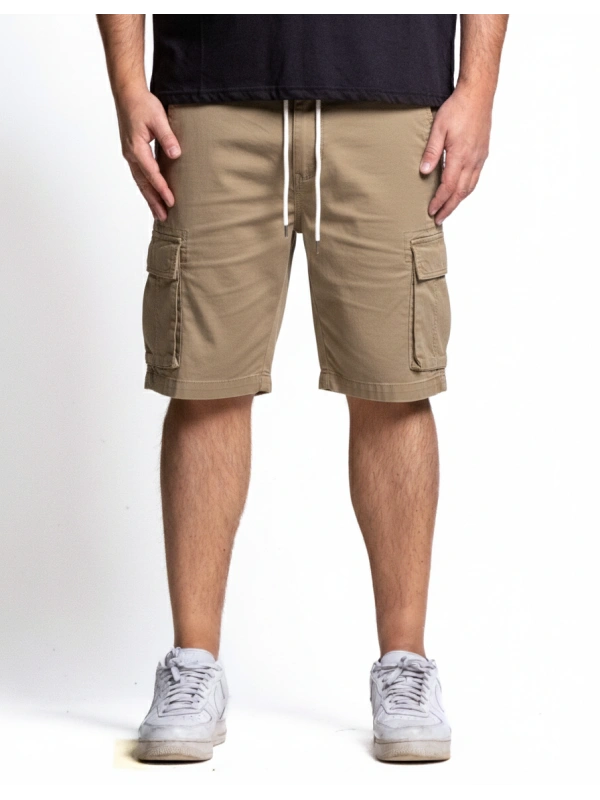THIAGO STRETCH BERMUDA WITH BIG POCKETS