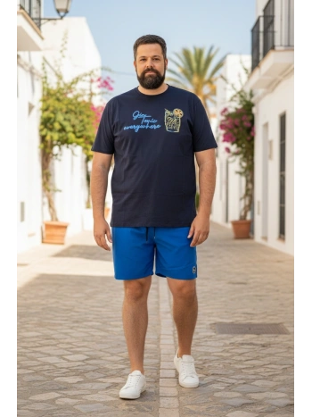 T SHIRT TAGLIE FORTI GIN TONIC EVERYWHERE MAXFORT