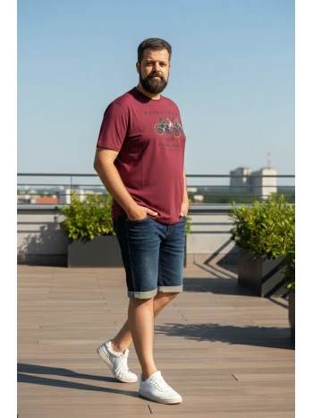 MAXFORT VINTAGE MOTORCYCLE PLUS SIZE T-SHIRT