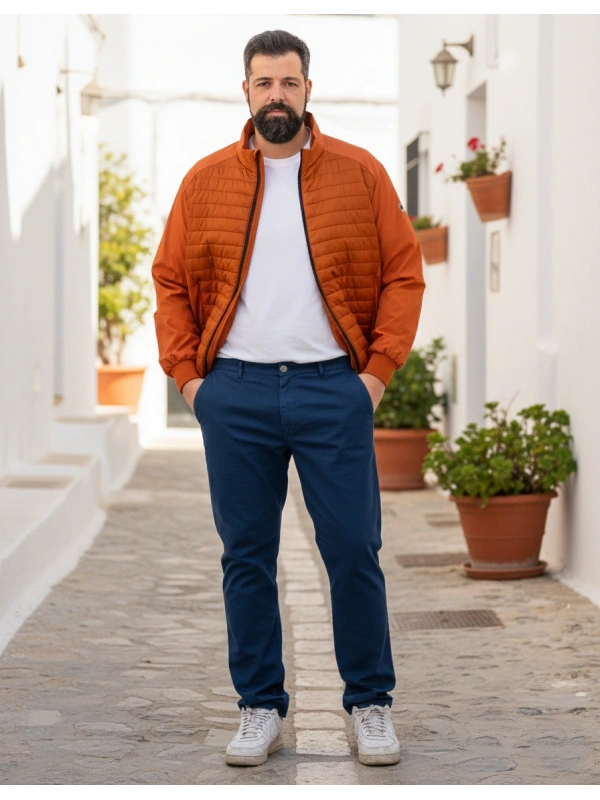 MAXFORT PLUS SIZE MEN'S STRETCH COTTON TROUSERS