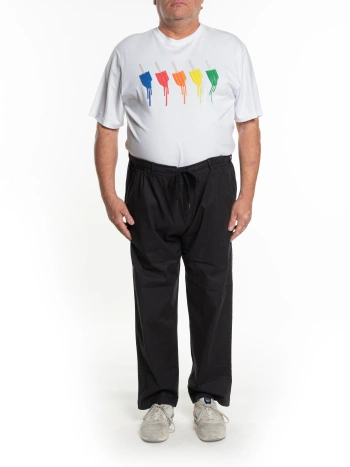 E2283 LINEN MIXED TROUSERS