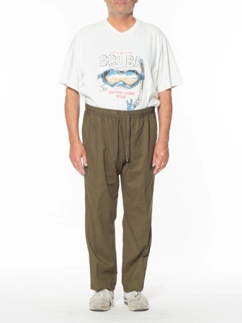E2283 LINEN MIXED TROUSERS
