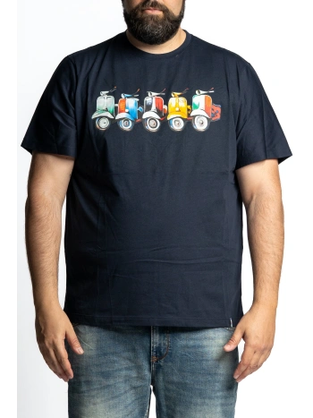 E2844 VESPETTE PRINT T-SHIRT