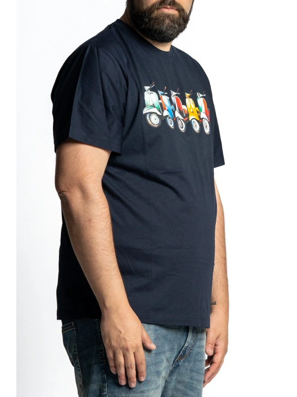E2844 VESPETTE PRINT T-SHIRT