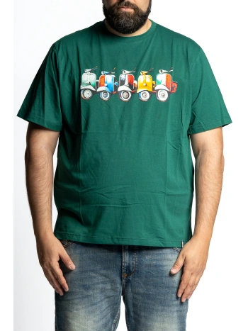 E2844 VESPETTE PRINT T-SHIRT