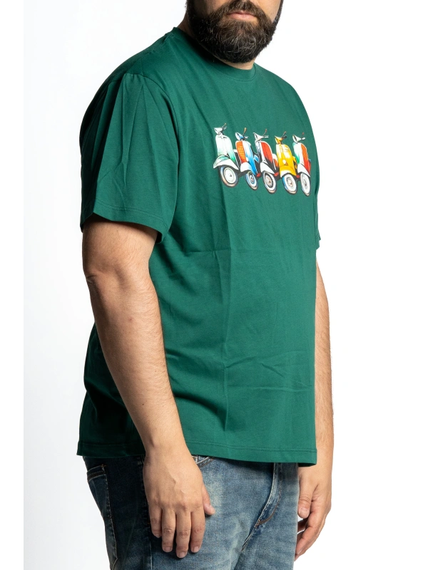 E2844 T SHIRT STAMPA VESPETTE