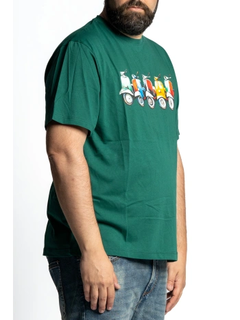 E2844 T SHIRT STAMPA VESPETTE