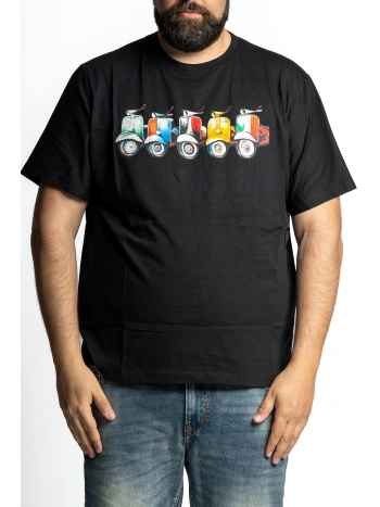 E2844 T SHIRT STAMPA VESPETTE