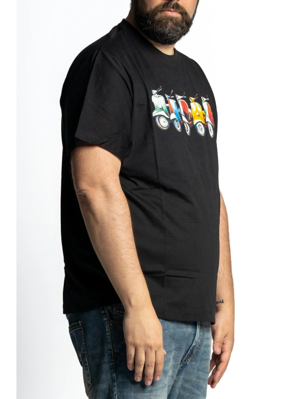 E2844 VESPETTE PRINT T-SHIRT