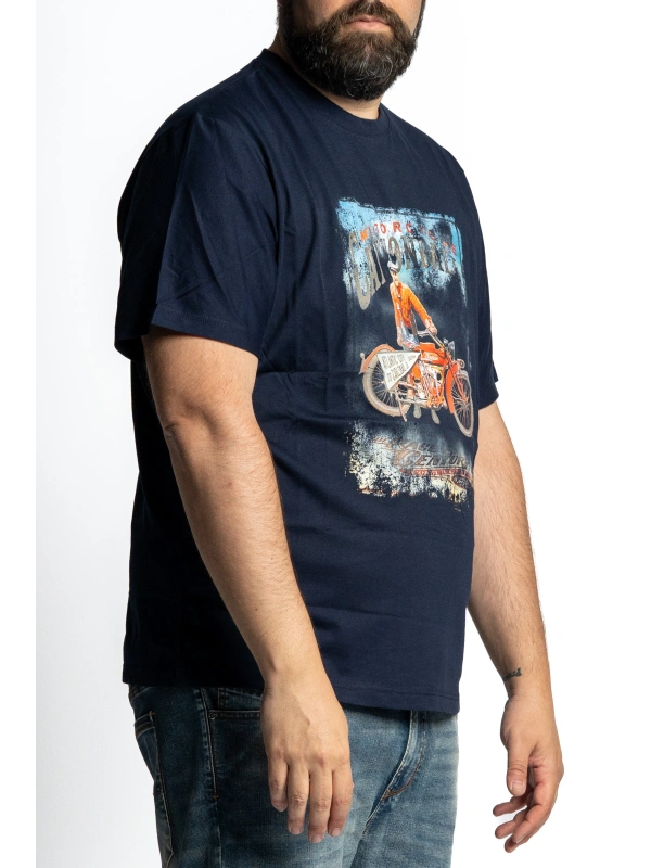 E2873 T SHIRT STAMPA VINTAGE CANNONBALL MOTOR