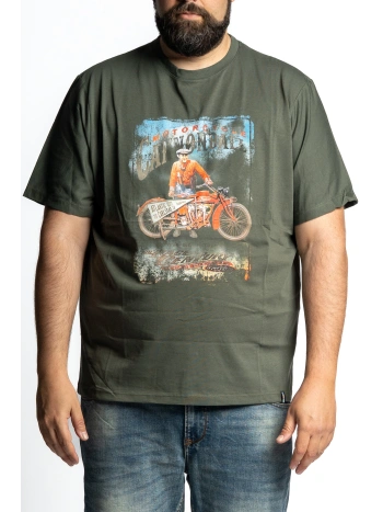 E2873 T SHIRT STAMPA VINTAGE CANNONBALL MOTOR