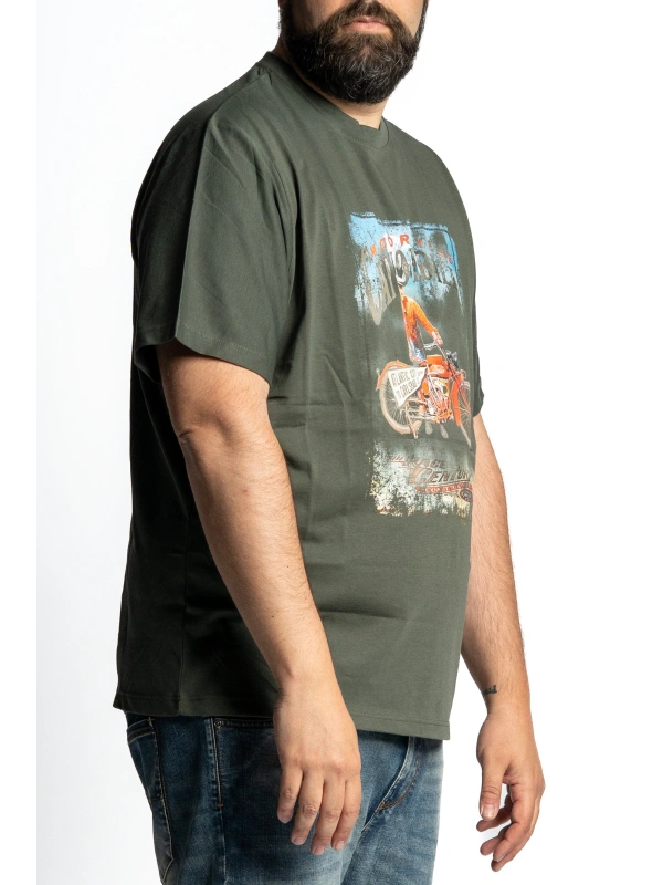 E2873 T SHIRT STAMPA VINTAGE CANNONBALL MOTOR