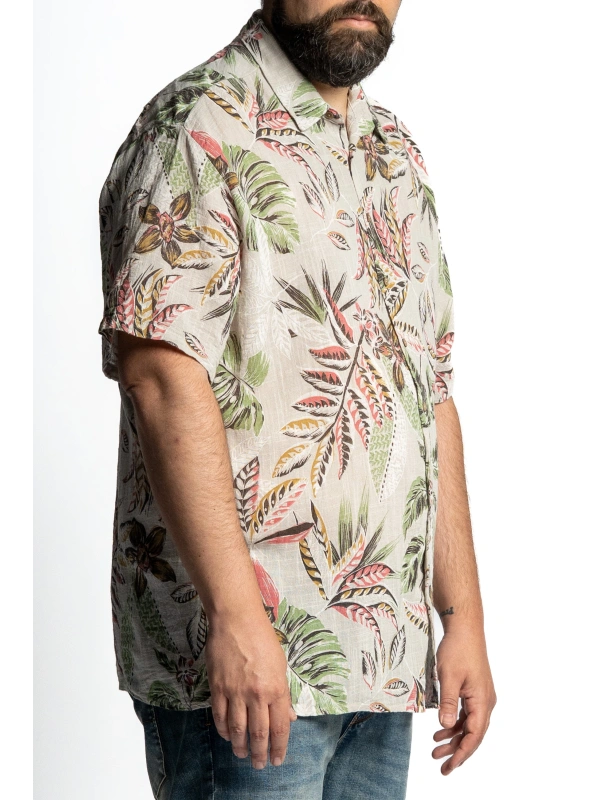 CAMICIA EASY MAXFORT TAGLIE FORTI TROPICALE