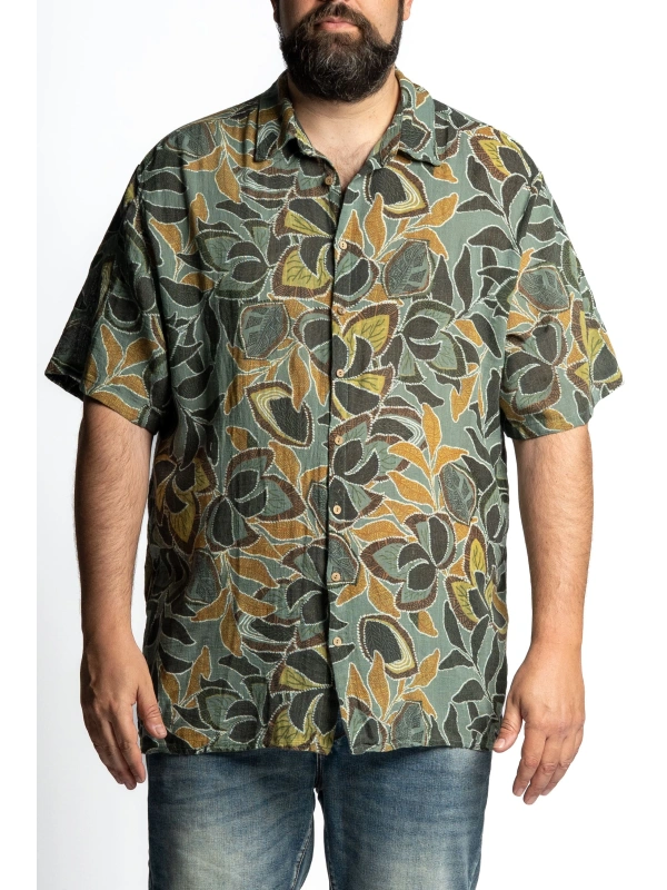 EASY MAXFORT PLUS SIZE TROPICAL SHIRT