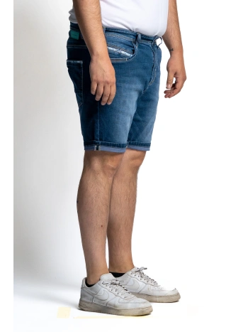 BERMUDA JEANS UOMO TAGLIE FORTI STRETCH EASY MAXFORT