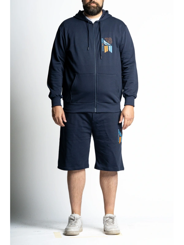 MEN'S PLUS SIZE HOODIE WITH EASY MAXFORT ZIP